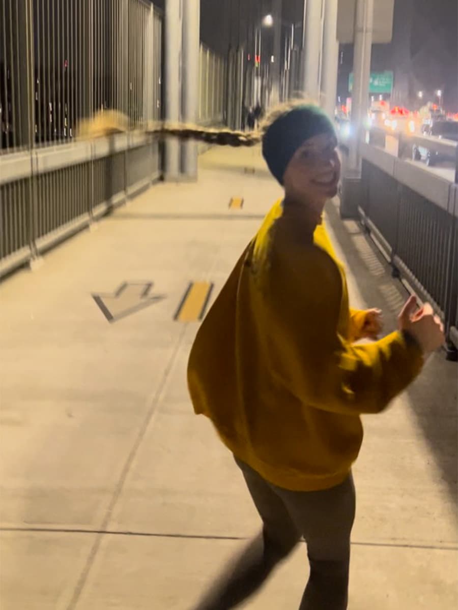 Indigo running the GWB